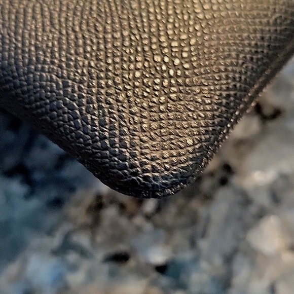 Authentic COACH Story Pouch | XL Clutch /Wristlet | Crossgrain Leather | EUC - Picture 11 of 16